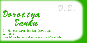 dorottya danku business card